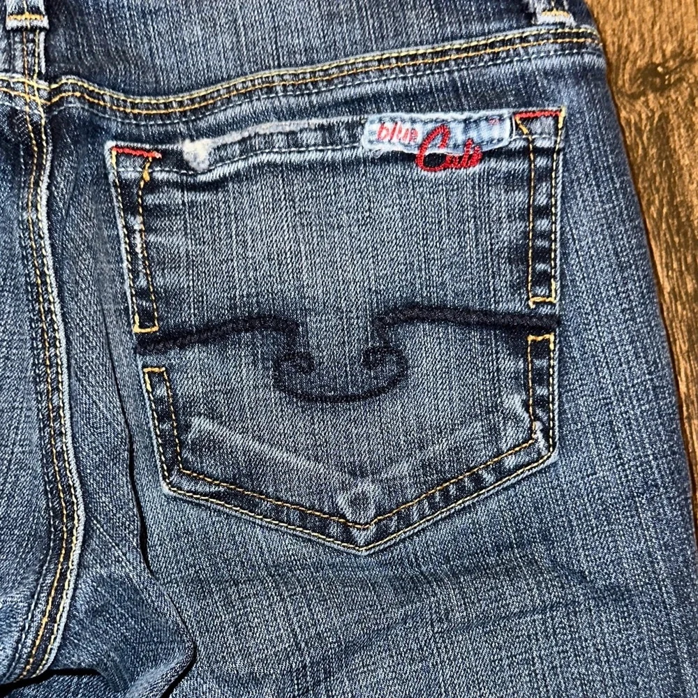 Blue Cult Bootcut Jeans Size 28 Medium Wash Low Rise Denim - Picture 8 of 8